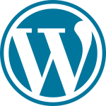 Logo en couleur de WordPress
